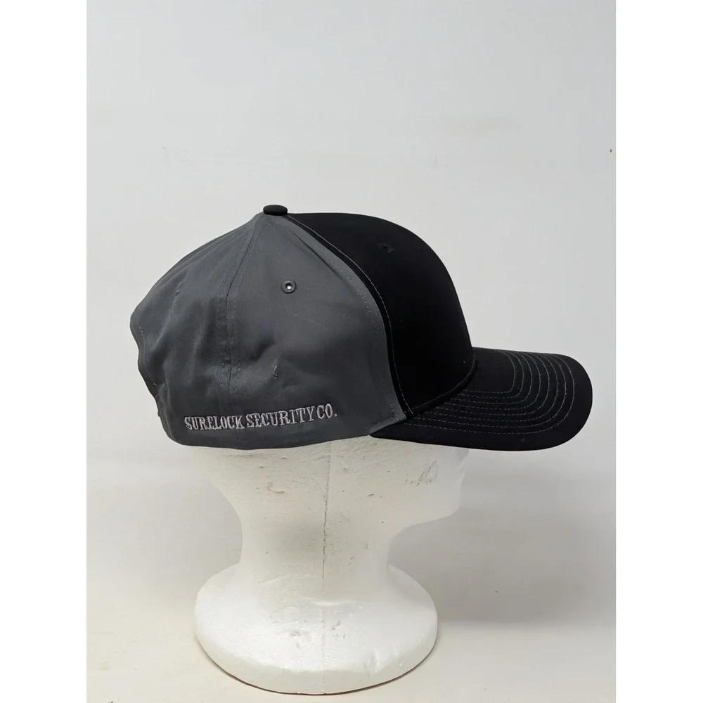 Richardson Style 312 Snapback Hat Black Charcoal Surelock Security Co Cap